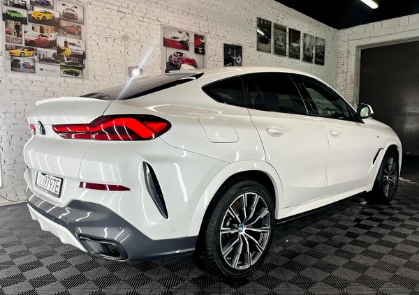 BMW X6 cena 270000 przebieg: 118000, rok produkcji 2019 z Praszka małe 121